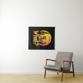 Halloween Cat What Cat Halloween Wandteppich (Beispiel (Horizontal))