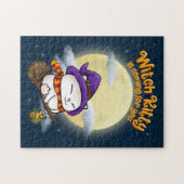 Halloween Cat Witze Kitty Puzzle (Horizontal)