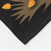 Halloween Cat Womens Funny Fall Pumpkin Cat Lover Fleecedecke (Ecke)