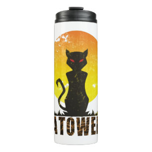 Halloween Catoween Thermosbecher
