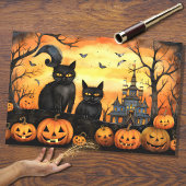 Halloween Cats 1 Decoupage Paper Seidenpapier