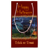 Halloween Cats Geschenktasche Kleine Geschenktüte (Rückseite)