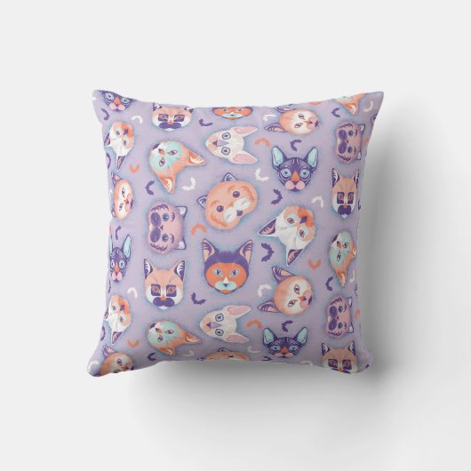 Halloween-Cats Kissen (Rückseite)