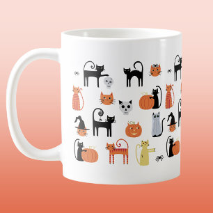 Halloween Cats Niedlich Spooky Kaffeetasse