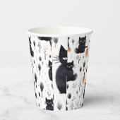 Halloween Cats Pappbecher (Links)