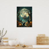 Halloween Cats Poster (Küche)