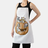 Halloween Cats Pumpkin Schürze (InSitu)