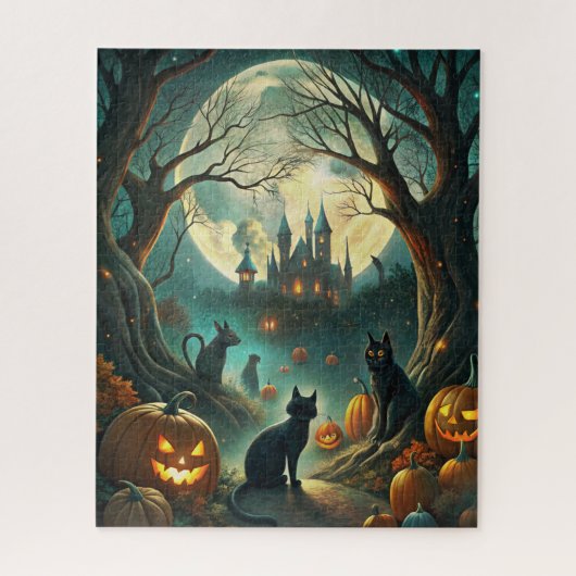 Halloween Cats Puzzle (Vertikal)