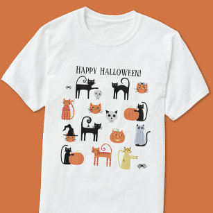 Halloween Cats Spooky T-Shirt