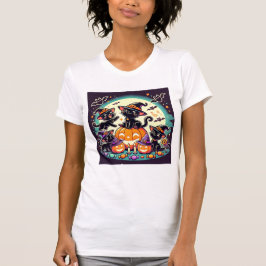 Halloween Cats T - Shirt