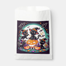 Halloween Cats T - Shirt Geschenktütchen