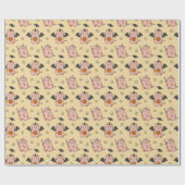 Halloween Cats Wrapping Paper Geschenkpapier (Flach)