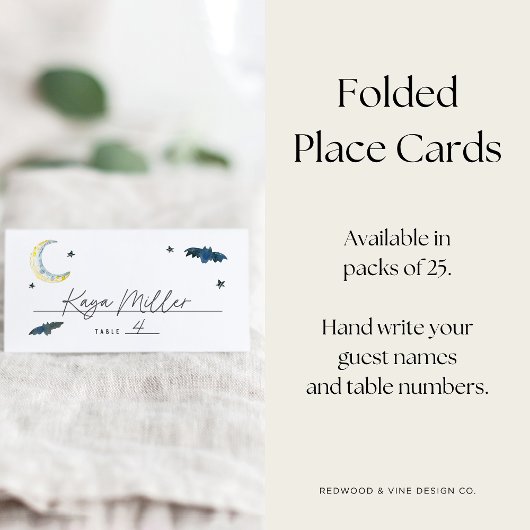 Halloween Cauldron Baby Dusche Platzkarte