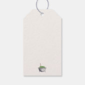 Halloween Cauldron Baby ist Braudusche Geschenkanhänger (Rückseite)