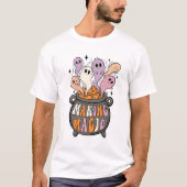 HALLOWEEN CAULDRON MAKING MAGIC GHOSTS T-Shirt (Vorderseite)