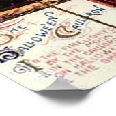 Halloween Cauldron Poster (Ecke)