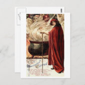 Halloween Cauldron Postkarte (Vorne/Hinten)