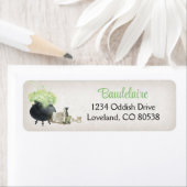 Halloween Cauldron Rücksendeadresse (Insitu)