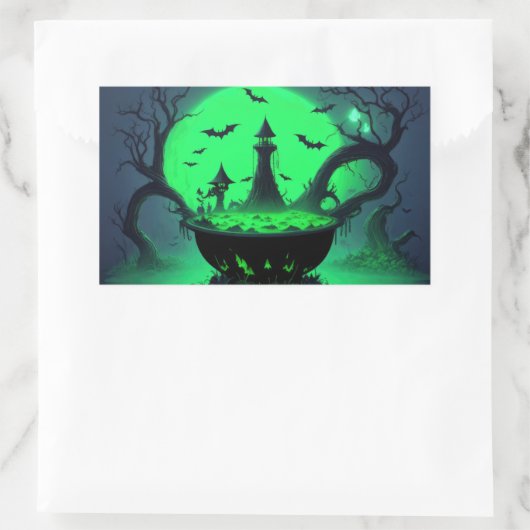 Halloween Cauldron Sticker (Tasche)