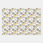 Halloween Cauldron und Cats Muster Geschenkpapier Set (Vorderseite 3)