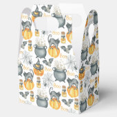 Halloween Cauldron und Cats Muster Geschenkschachtel (Geöffnet)