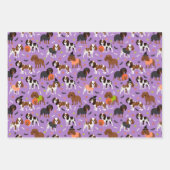 Halloween Cavalier King Charles Spaniel Geschenkpapier Set (Vorderseite 3)