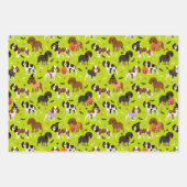 Halloween Cavalier King Charles Spaniel Geschenkpapier Set (Vorderseite 2)