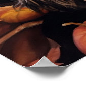 Halloween Cavalier King Charles Spaniel Poster (Ecke)