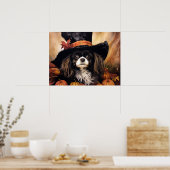 Halloween Cavalier King Charles Spaniel Poster (Küche)