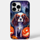 Halloween Cavalier King Charles Spaniel Pumpkins Case-Mate iPhone Hülle (Rückseite)