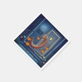 Halloween Centipede Trick or Treater Serviette (Ecke)