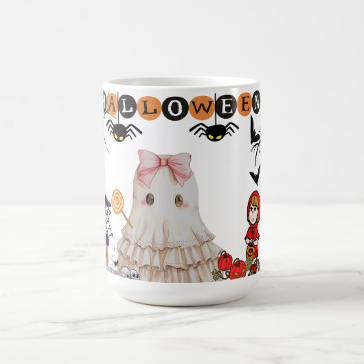 Halloween Ceramic Mug, Halloween Ghost Mug Kaffeetasse (Mittel)