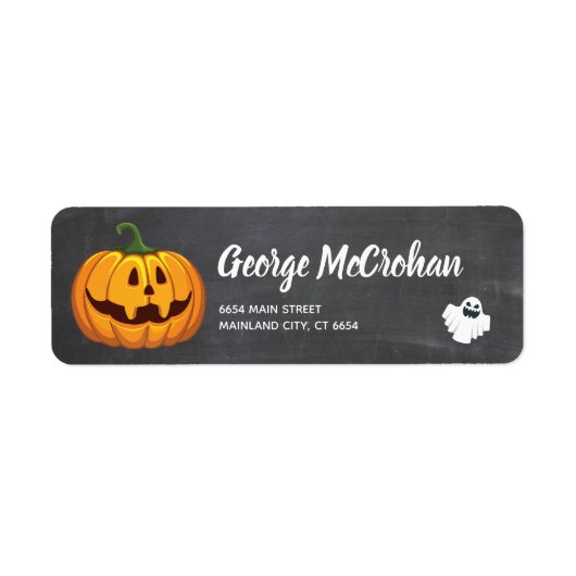 Halloween Chalkboard Little Pumpkin (Vorne)