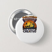 Halloween Chance Wirklich Kreative Hexe Tre Button (Vorne & Hinten)