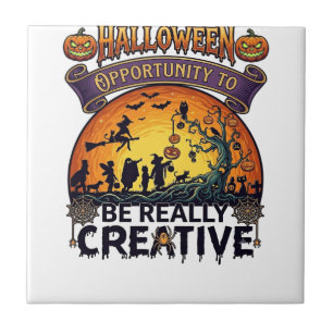 Halloween Chance Wirklich Kreative Hexe Tre Fliese