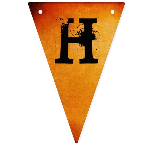 Halloween Chandelier Custom Triangle Wimpelkette (Zweite Fahne)