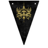 Halloween Chandelier Custom Triangle Wimpelkette (Erste Fahne)