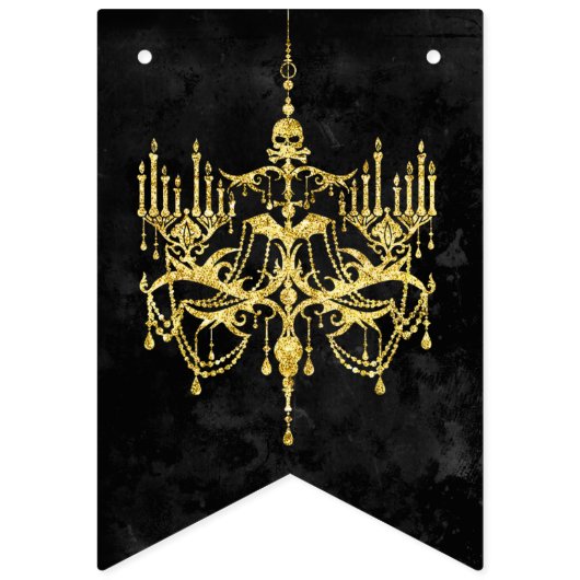Halloween Chandelier Custom Wimpelkette (Erste Fahne)
