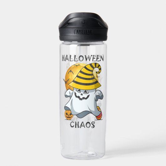 Halloween Chaos Trinkflasche (Rückseite)