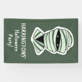 Halloween Characters benutzerdefiniertes Textbanne Banner (Horizontal)