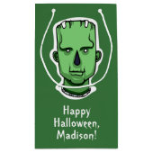 Halloween Characters Custom Text Geschenktaschen Kleine Geschenktüte (Rückseite)