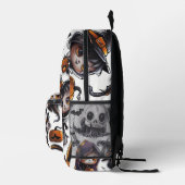 Halloween Characters Digital Art Bedruckter Rucksack (Rechts)