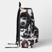Halloween Characters Digital Art Bedruckter Rucksack (Links)