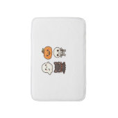 Halloween Characters - Ghost, Pumpkin, Black Cat & Badematte (Vorderseite Vertikal)