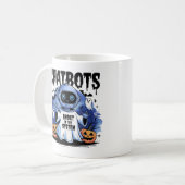 🤖 Halloween Chatbot AI Funny Ghost in 👻 🎃 Kaffeetasse (Vorderseite Links)