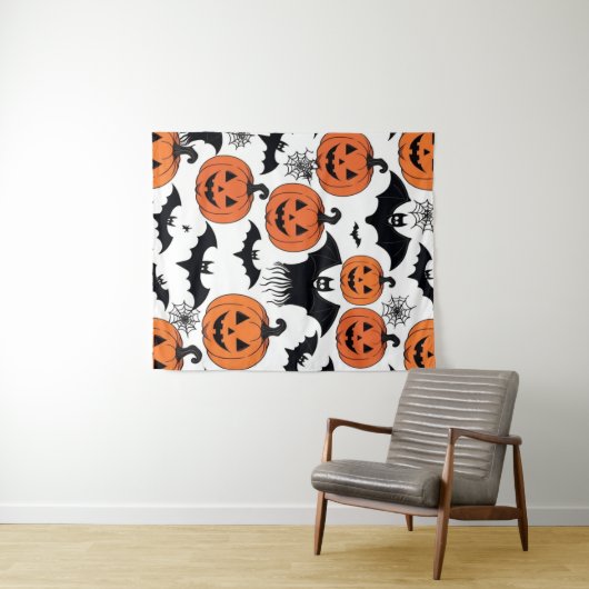 Halloween Cheer Wandteppich (Beispiel (Horizontal))