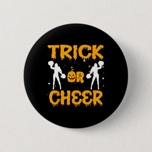 Halloween Cheerleader Funny Costume Cheerleader C Button