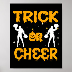 Halloween Cheerleader Funny Costume Cheerleader C Poster