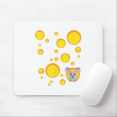 Halloween Chees Mouse Niedliche Rattenkostüme Männ Mousepad (Mit Mouse)