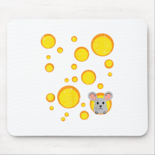 Halloween Chees Mouse Niedliche Rattenkostüme Männ Mousepad